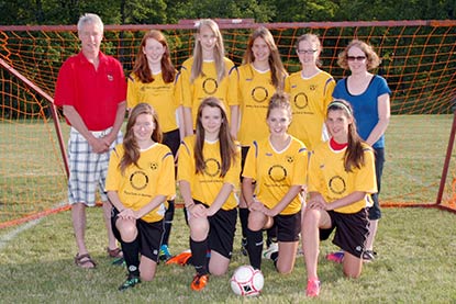 Under 20 Girls Sponsored by the Rotary Club of Markdale